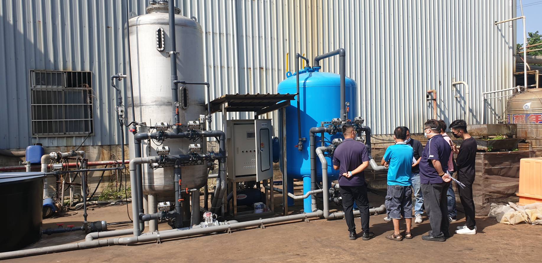 洗衣廠 軟水系統 ระบบละลายน้ำซักผ้า