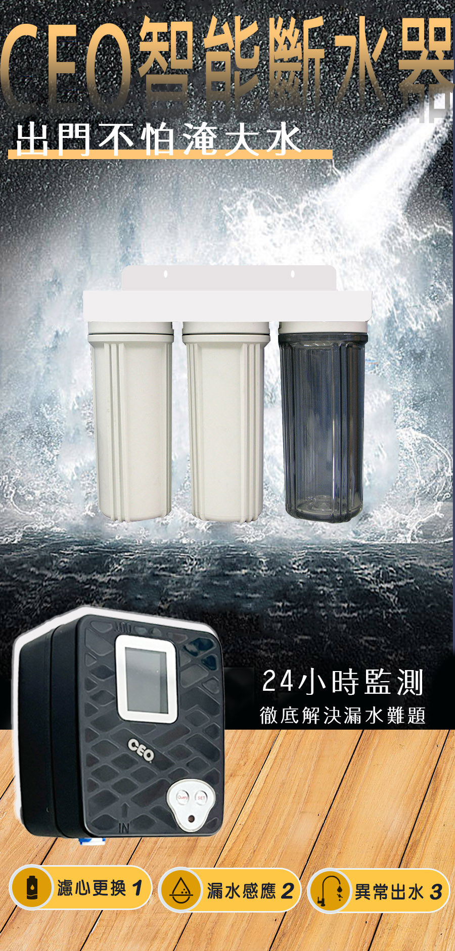 โปสเตอร์ยาวของเครื่องตัดน้ำ